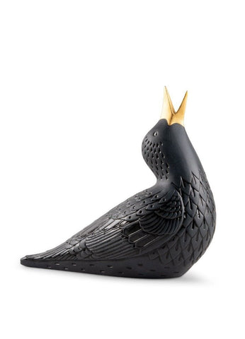 Starling I Figurine. Black