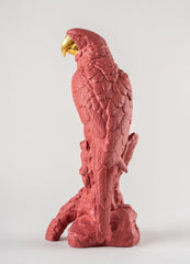 Macaw Bird Sculpture, Red/Gold - Limited Edition