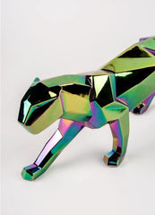 Panther Sculpture, Iridiscent