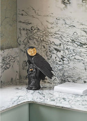 Owl Sculpture, Black/Gold - Limited Edition