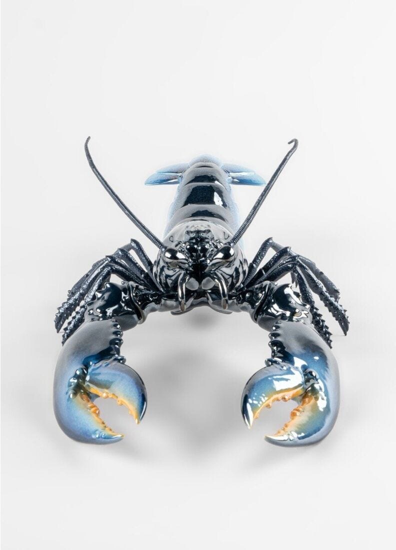 Lobster Sculpture, Blue