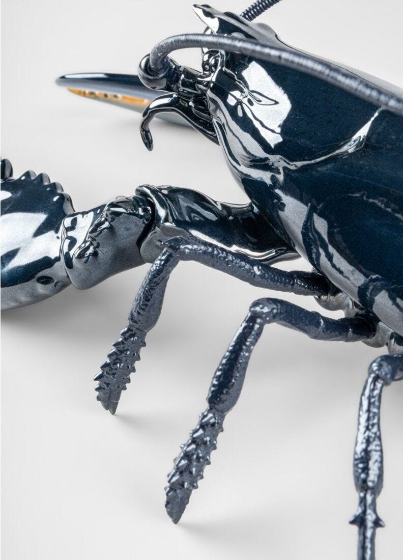Lobster Sculpture, Blue
