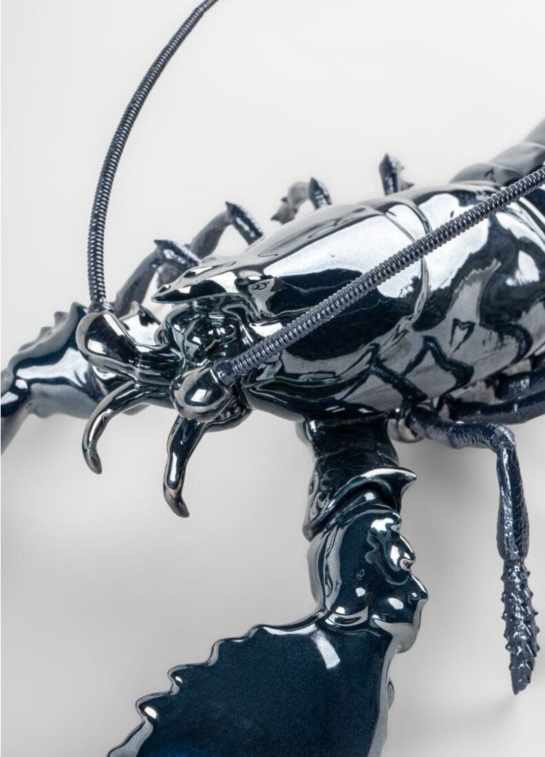 Lobster Sculpture, Blue