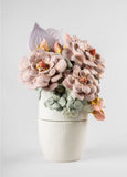 Vase With Flowers. Pink