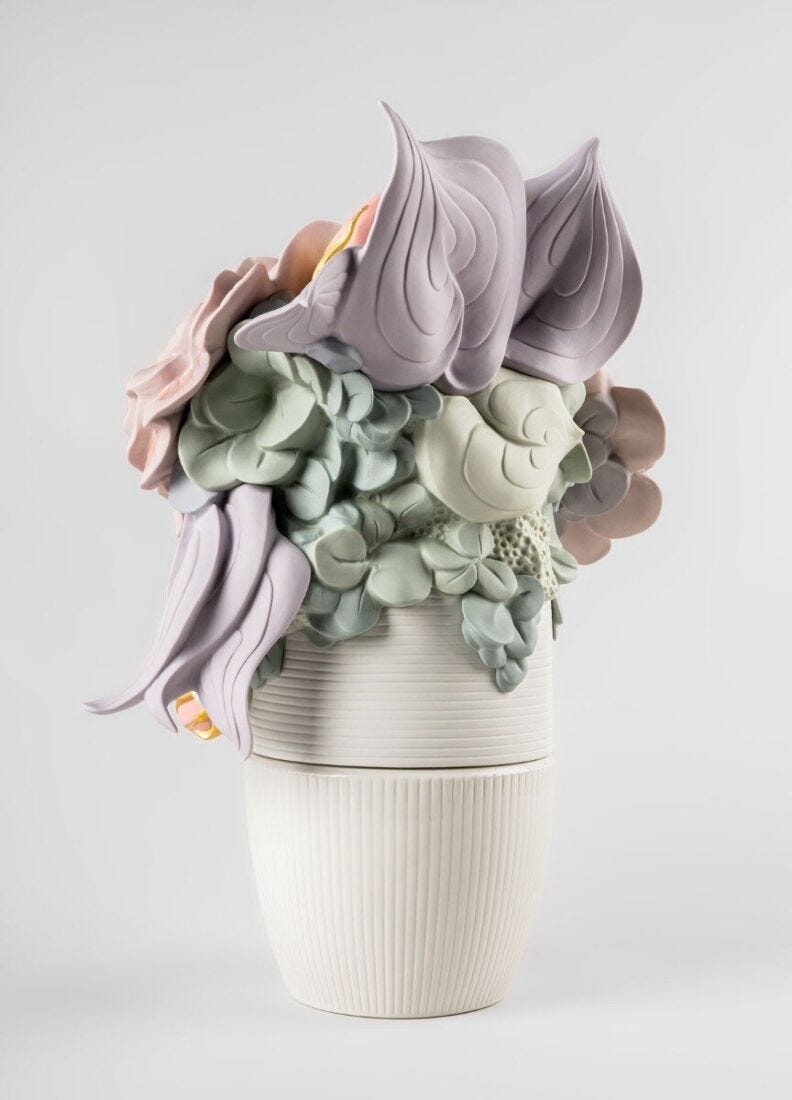 Vase With Flowers, Pink