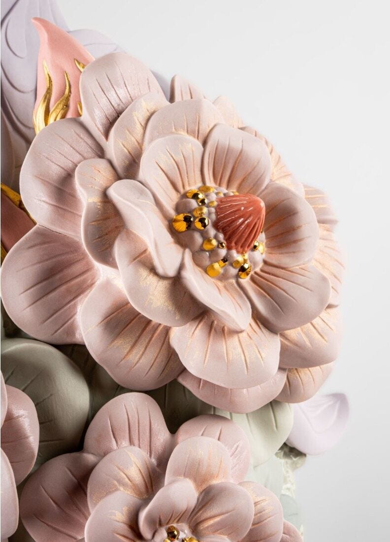 Vase With Flowers, Pink