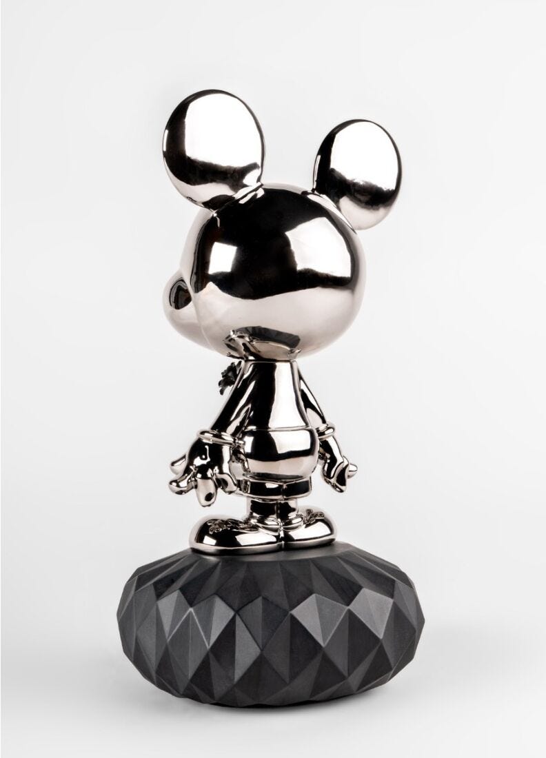 Mickey Mouse Platinum Sculpture