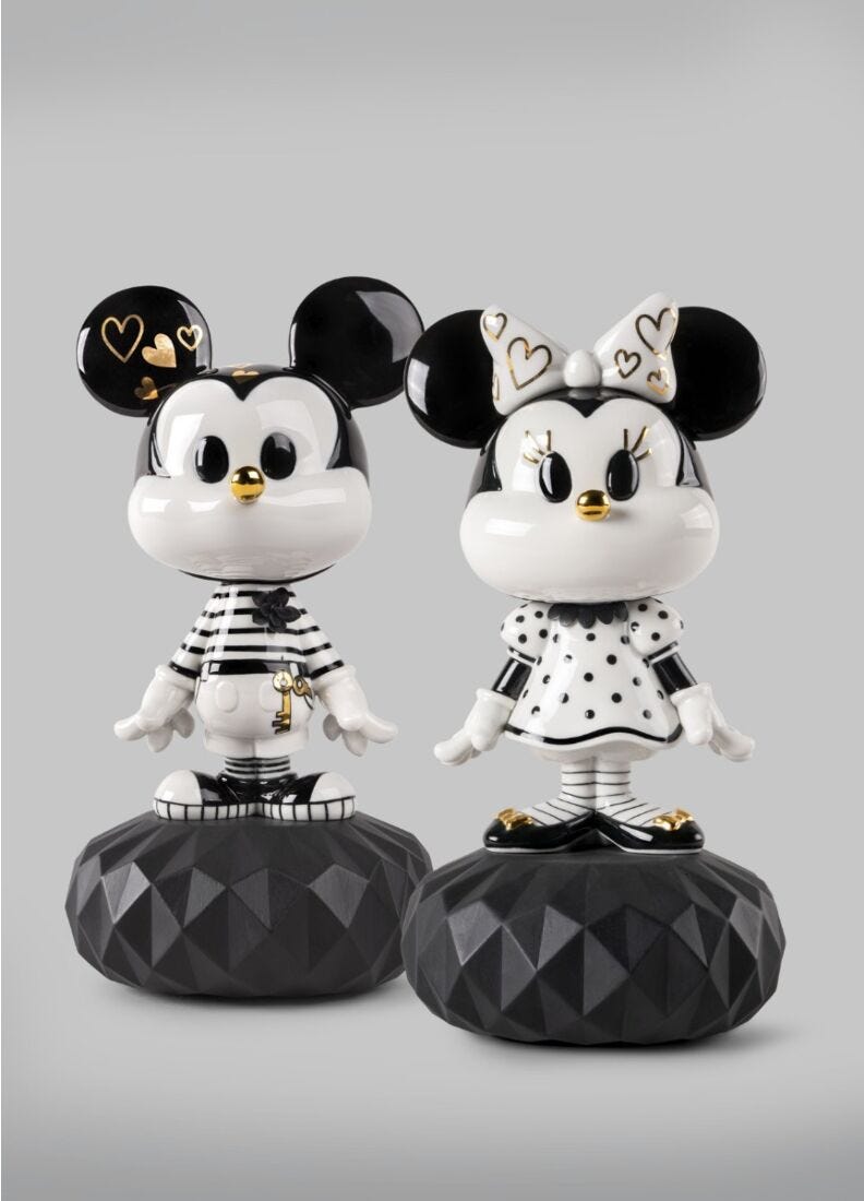 Minnie In Black And White Sculpture