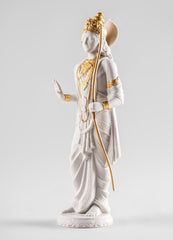 Rama Sculpture, Golden Luster