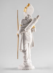 Rama Sculpture, Golden Luster