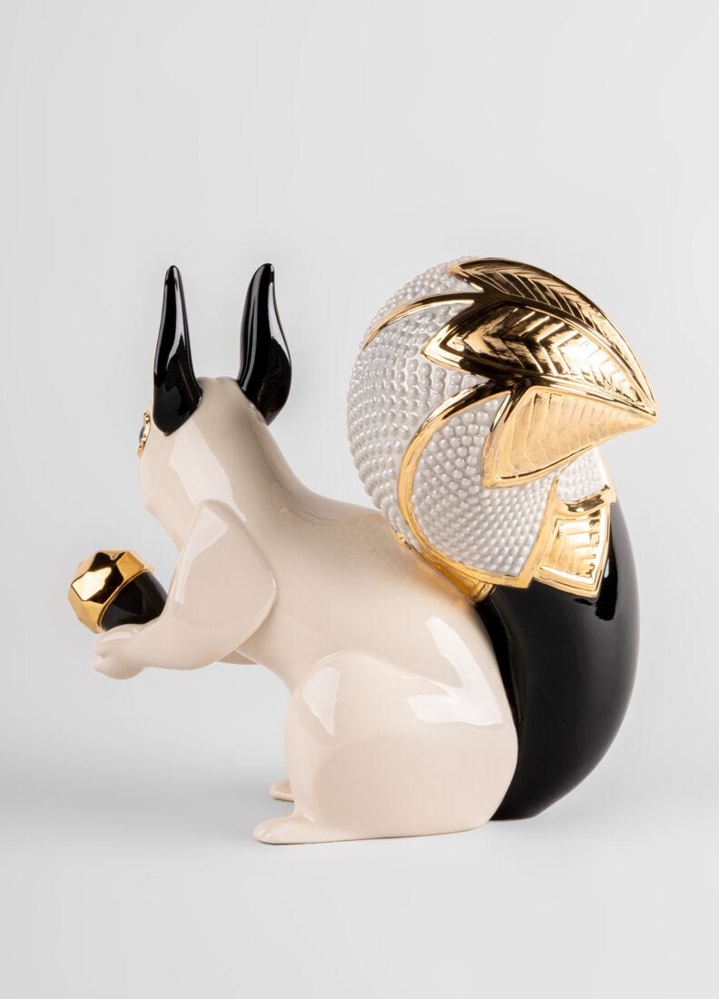 Squirrel Jewel Sculpture