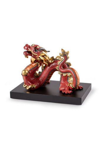 Dragon Sculpture. Red. Limited Edition