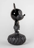 Mickey Total Black Sculpture