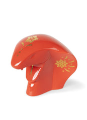 The Snake Sculpture, Red & Gold