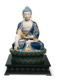 Shakyamuni Buddha Sculpture. Golden Lustre. Limited Edition