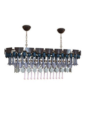 Seasons Chandelier Oval 150cm, Winter (US)