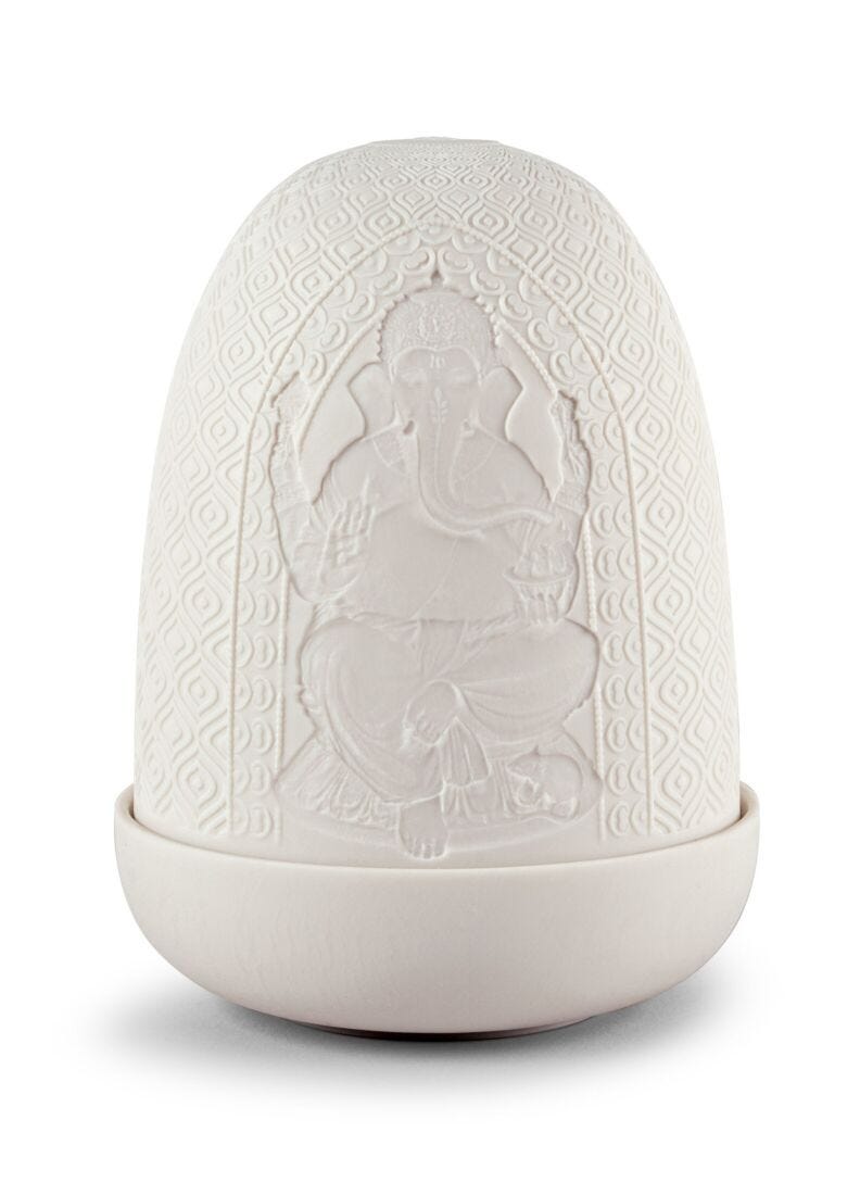 Lord Ganesha & Goddess Lakshmi Dome Table Lamp
