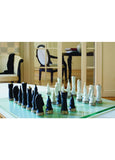 Chess Set. Silver Lustre