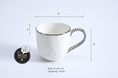 Set The Table Mug - Silver