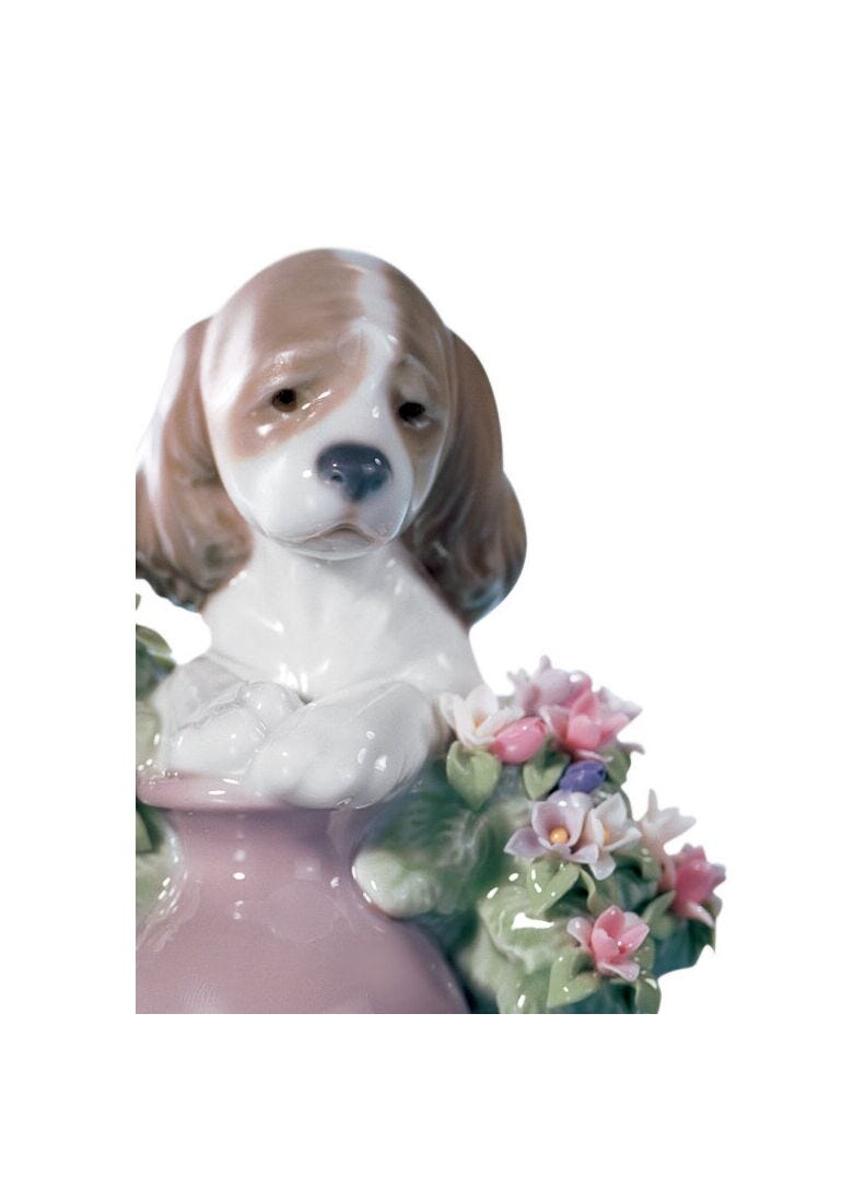 Take Me Home Dog Figurine