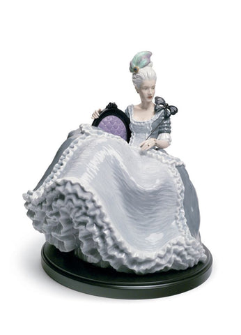Rococo Lady At The Ball Figurine