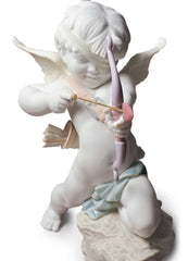 Straight To The Heart Cupid Angel Figurine