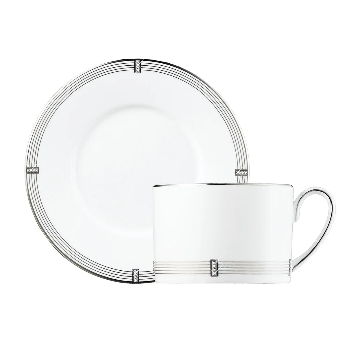 Regency Platinum Tea Cup & Saucer