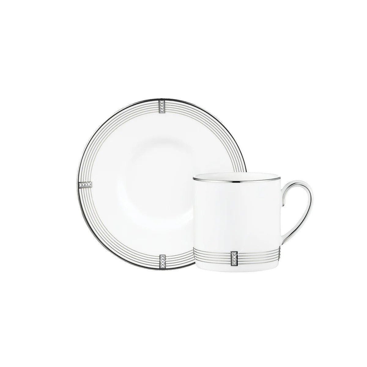 Regency Platinum Espresso Cup & Saucer