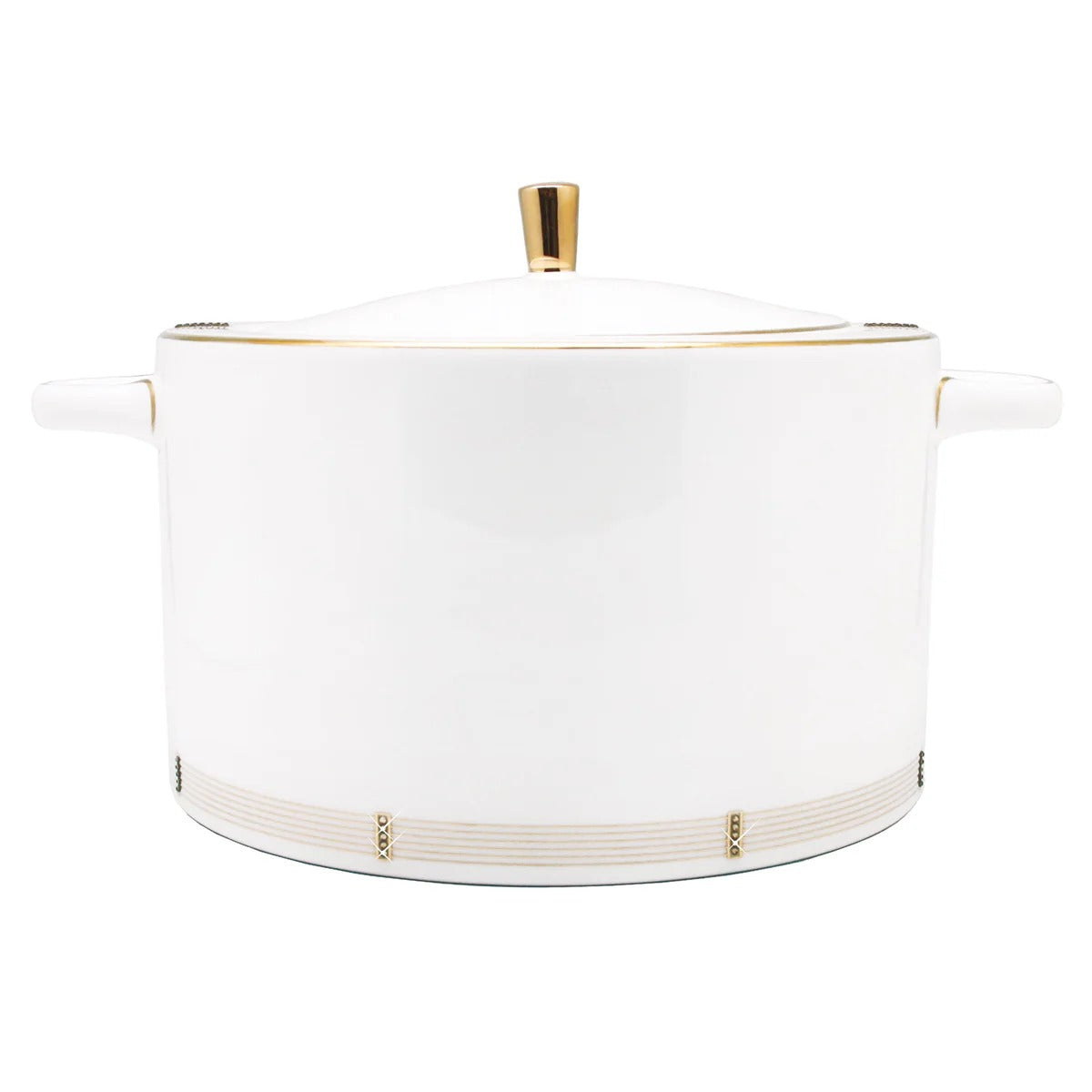 Regency Gold Covered Vegetable Bowl/Soup Tureen