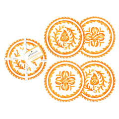 Sicily Orange Appetizer Plates