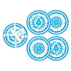 Sicily Teal Appetizer Plates