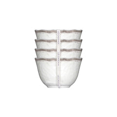 Rustica Antique White Dessert Bowls Set of 4