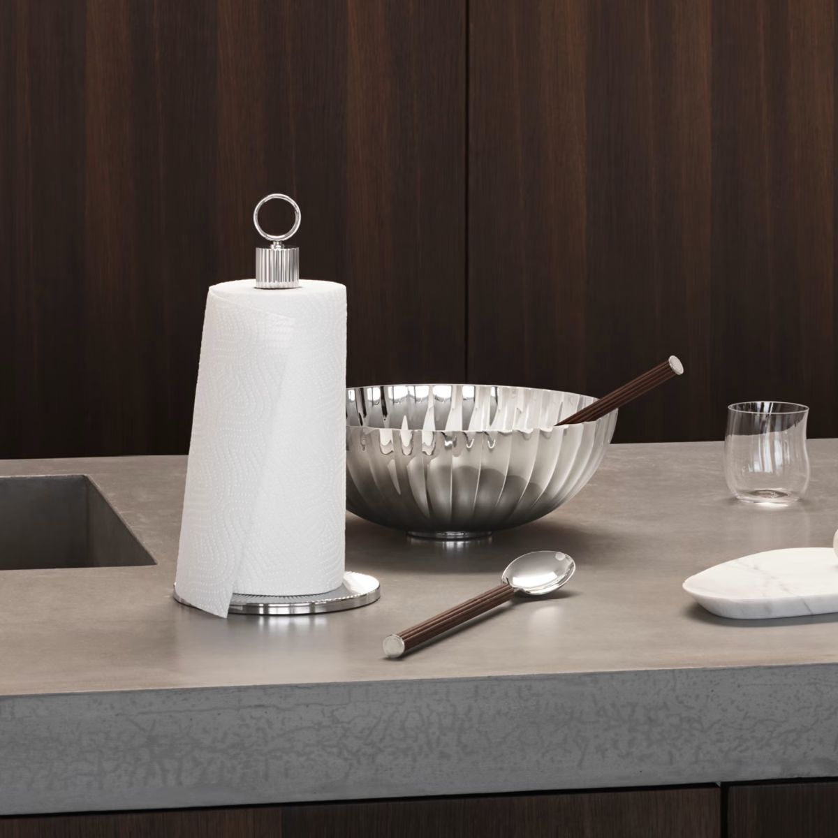 Bernadotte Salad Set Wood & Stainless Steel