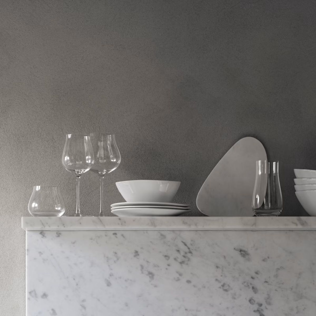 Sky Serving Platter Porcelain 400 mm