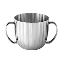 Bernadotte Child Set, Deep Plate & Cup Stainless Steel, 2Pcs