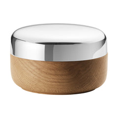 Alfredo Salt Jar, Mirror & Oak Wood