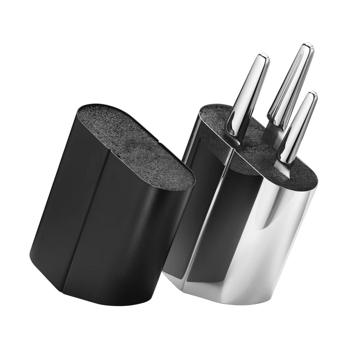 Alfredo Knife Stand, Stainless Steel, Mirror