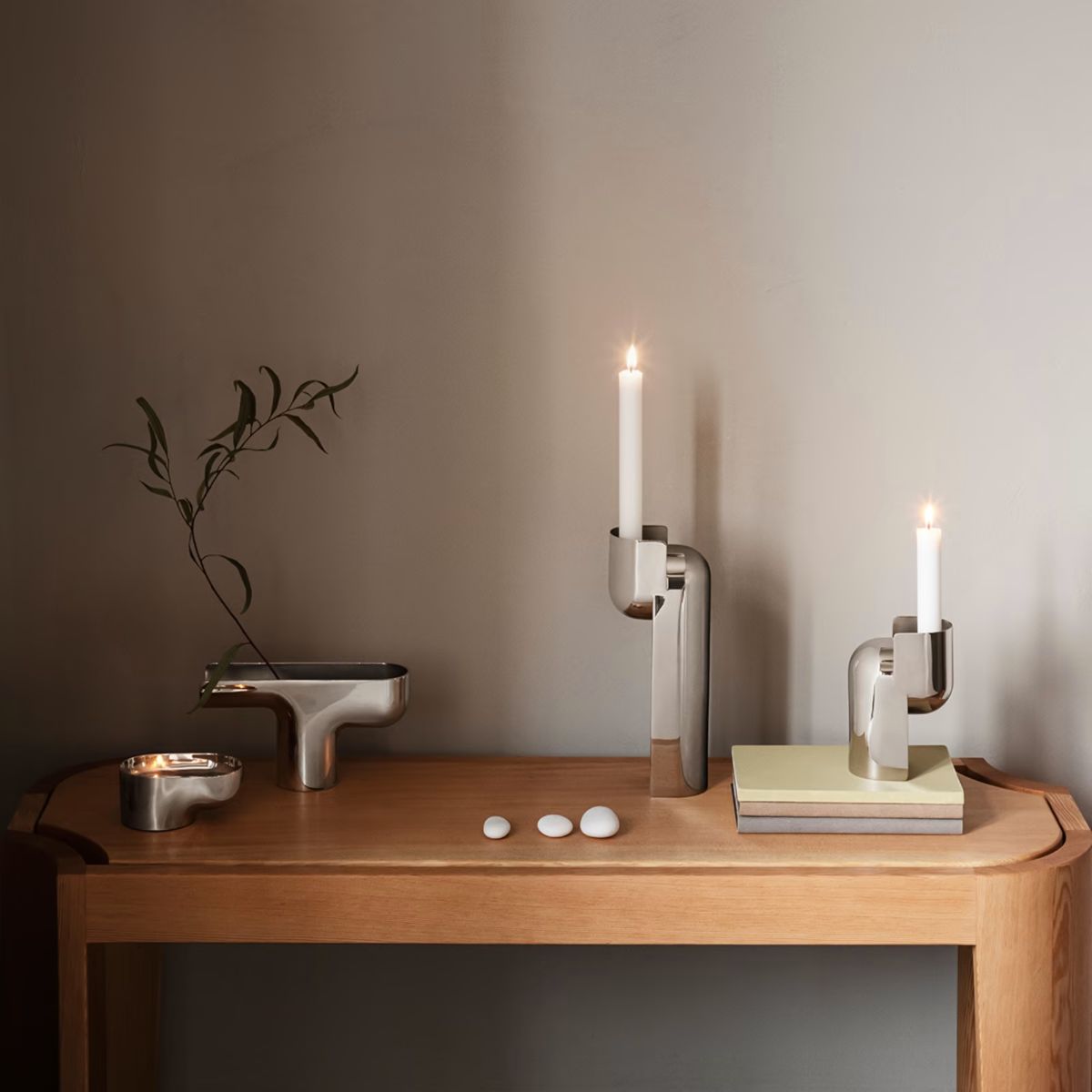 Nendo Tealight Stainless Steel, Mirror, 1 Pcs