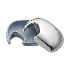 Elephant Keepsake Box Stainless Steel & Silicone Light Blue