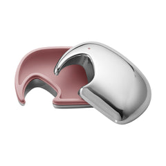 Elephant Keepsake Box Stainless Steel & Silicone Light Pink