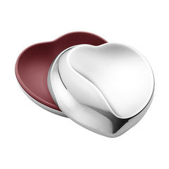 Heart Box, Mirror Hibiscud Red Large