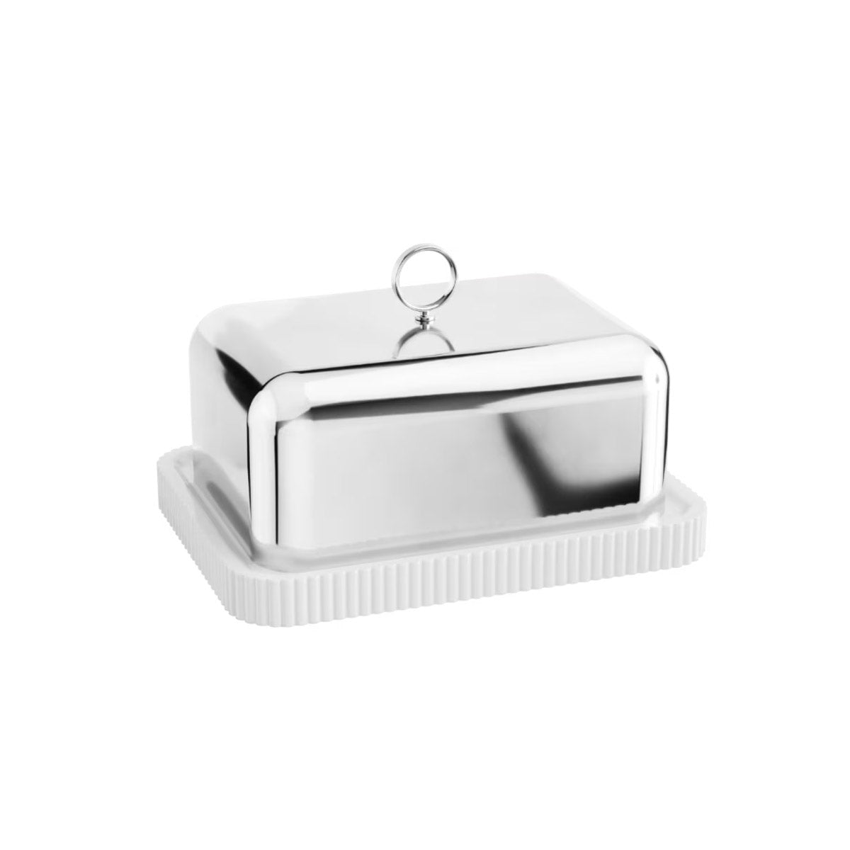 Bernadotte Butter Dish, Porc &