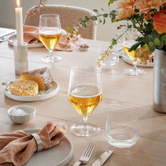Bernadotte Beer Glass, Glass Crystalline 52 cl, 6 Pcs