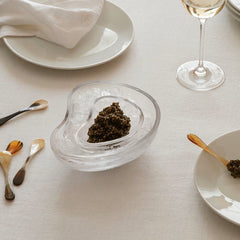 Indulgence Caviar Dish, Glass Crystalline