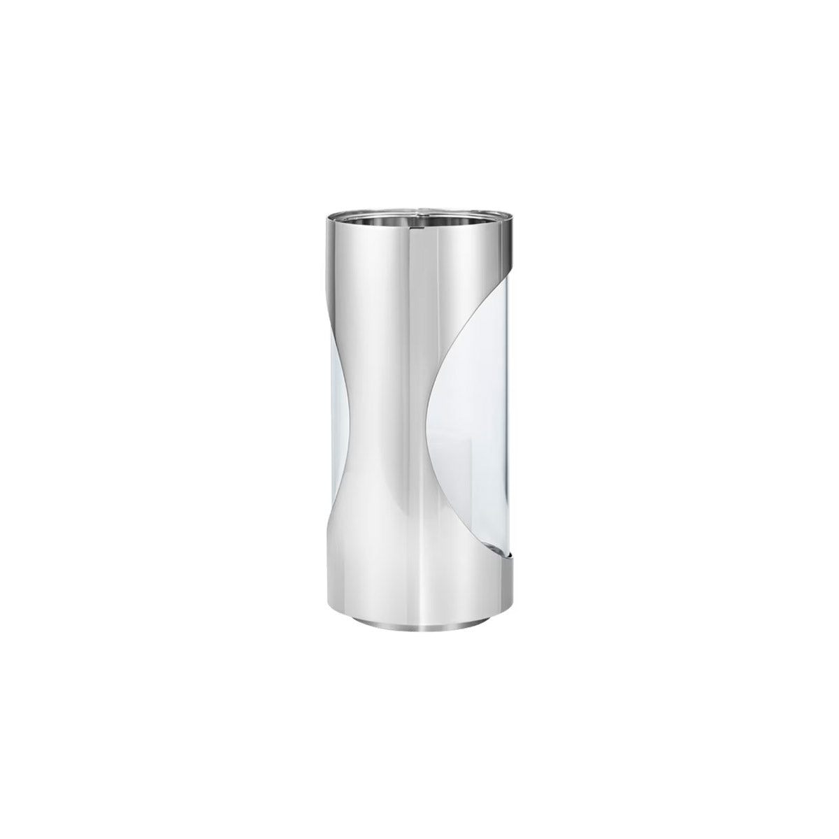 Chrome Contours Hurricane & Glass 22cm