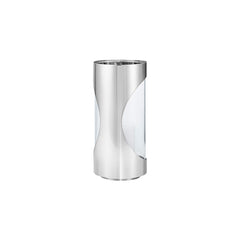 Chrome Contours Hurricane & Glass 22cm