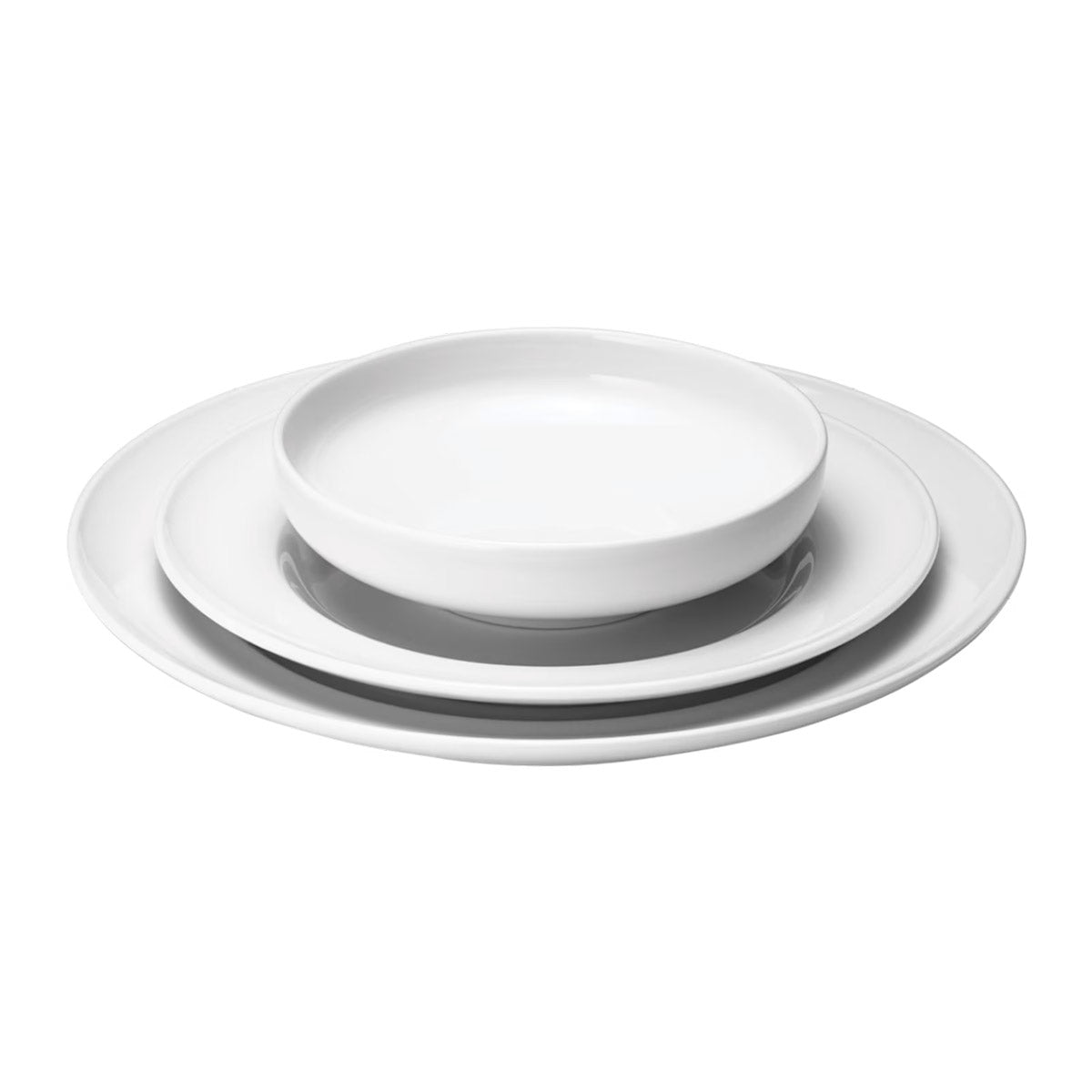 Koppel Dinnerware Set Dinner Pl, Lunch Pl & Breakf Bowl Porc