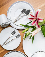 Bamboo Mirrored 18/10 Stainless Steel 20 Piece Flatware Set