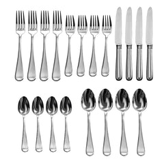 Ascot Mirrored 18/10 Stainless Steel 20 Piece Flatware Set