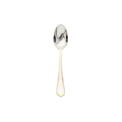 Ascot Mirrored Accented Gold 18/10 Stainless Steel Teaspoon